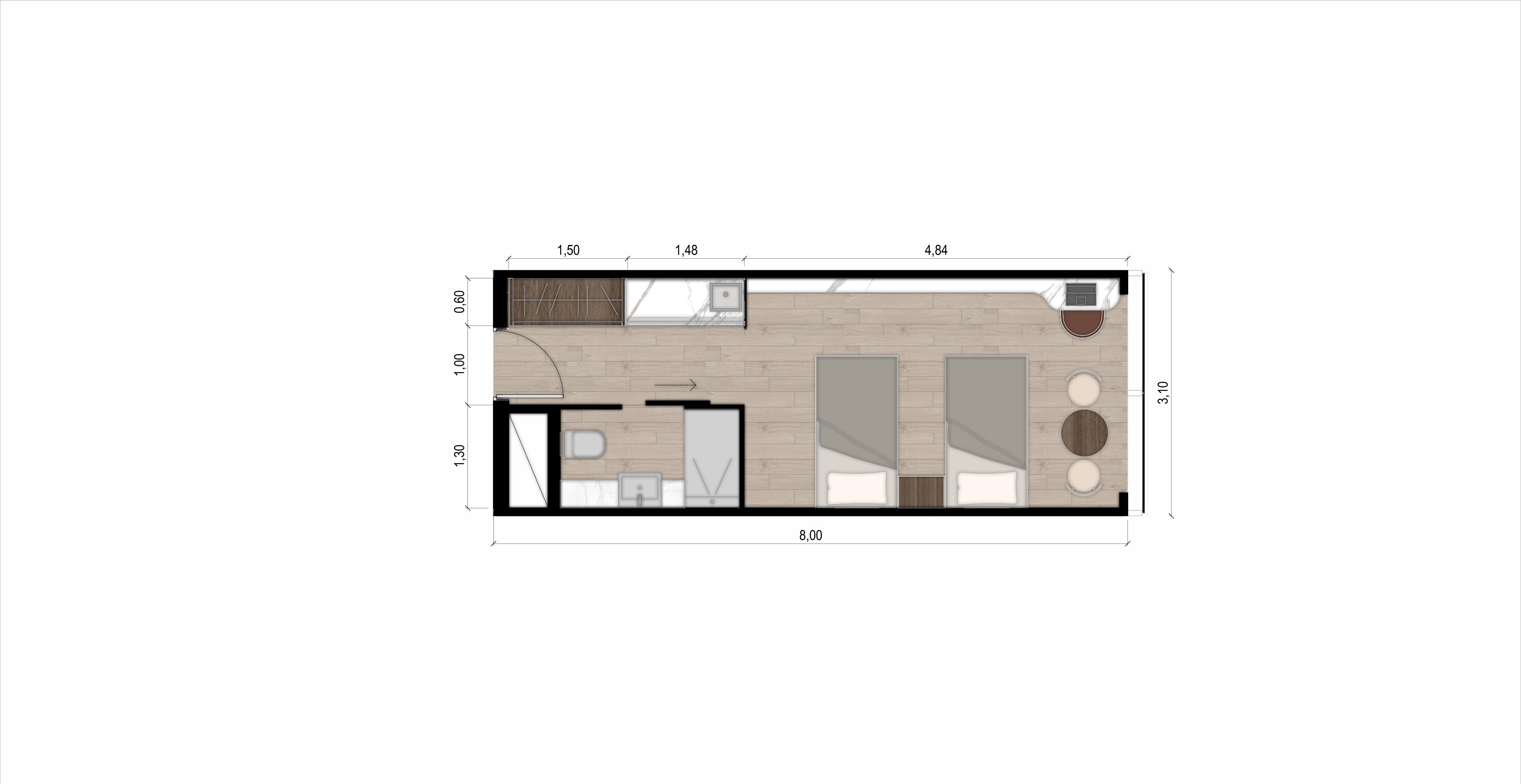 Interior habitación 1
